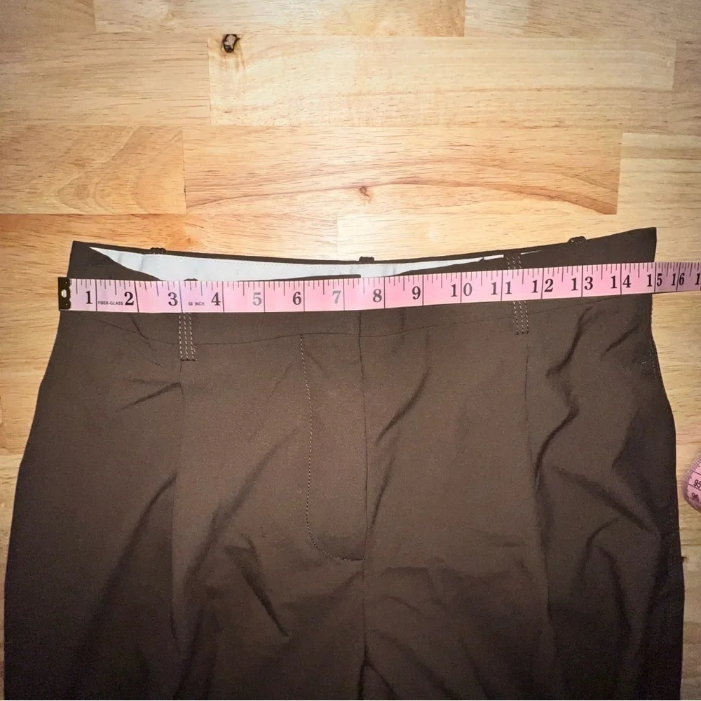 Zara Women’s Brown Straight-Leg Pants - Size M